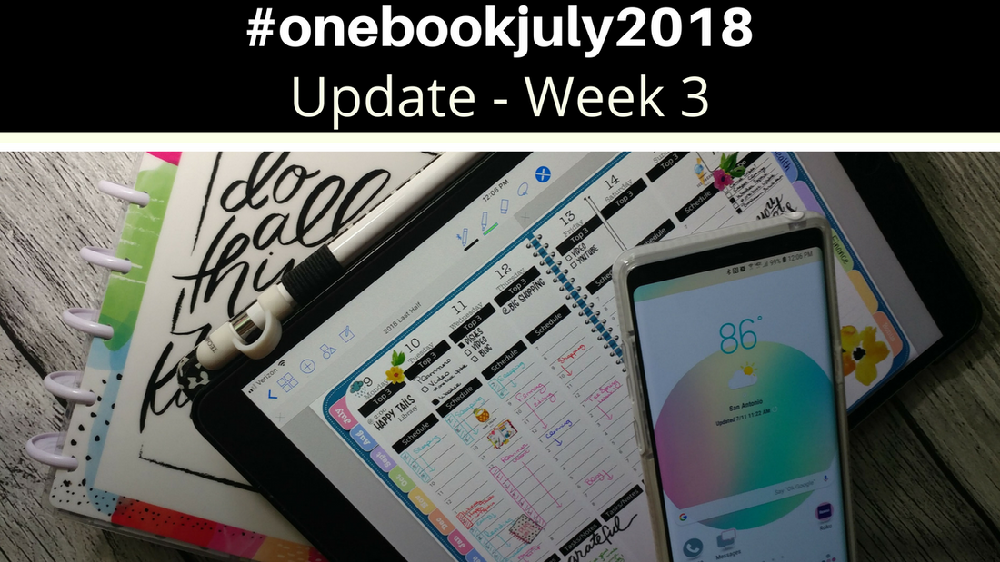 #onebookjuly2018 Update