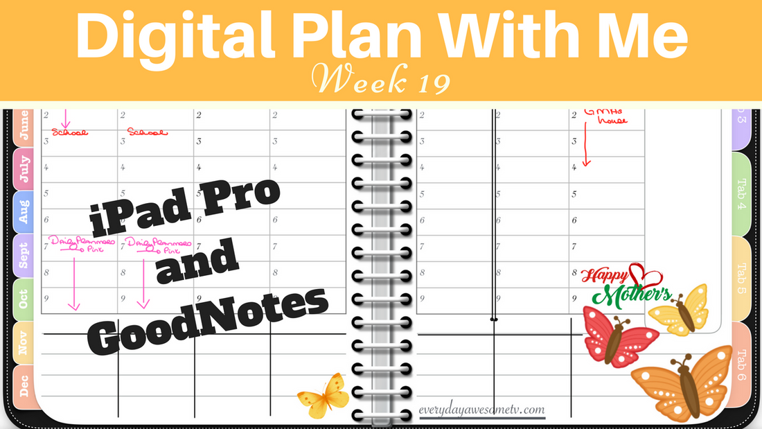 Digital Plan With Me - Week 19 of 2018