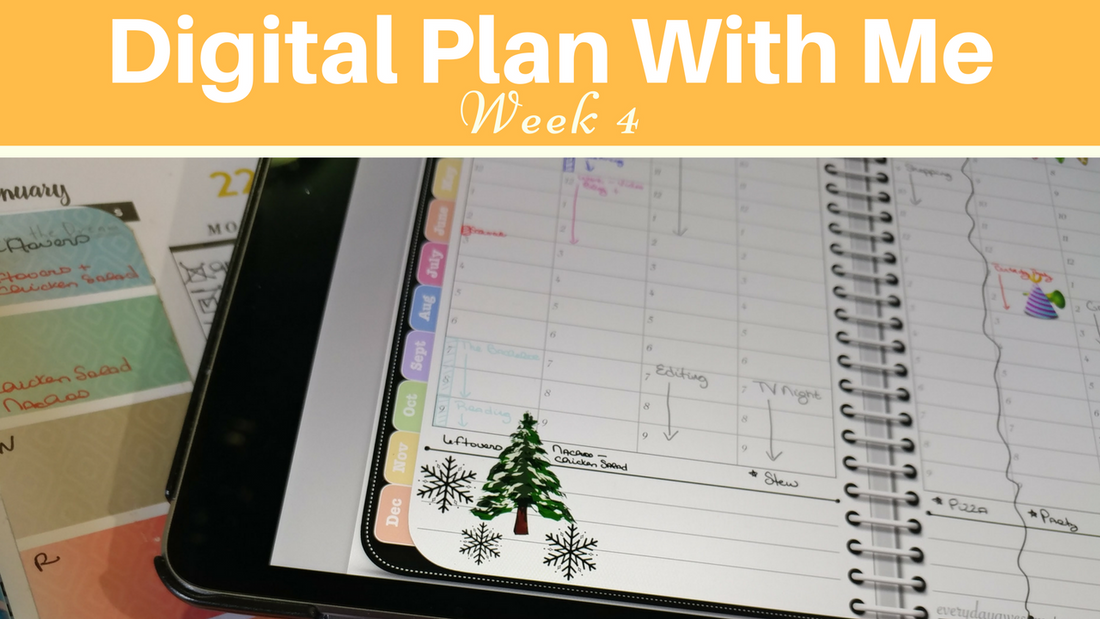 Digital Plan With Me - Week 4 of 2018