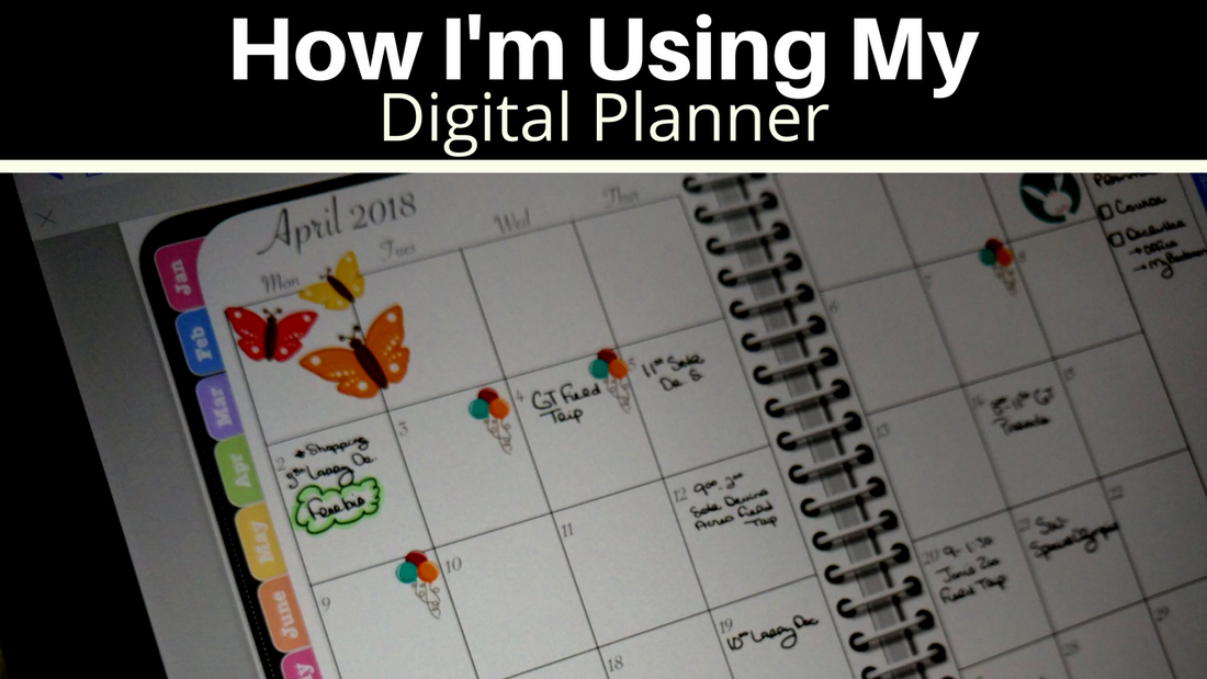 How I'm Using My Digital Planner in April