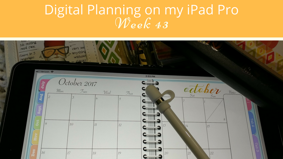 Planning my Week in GoodNotes With The Digital Awesome Planner