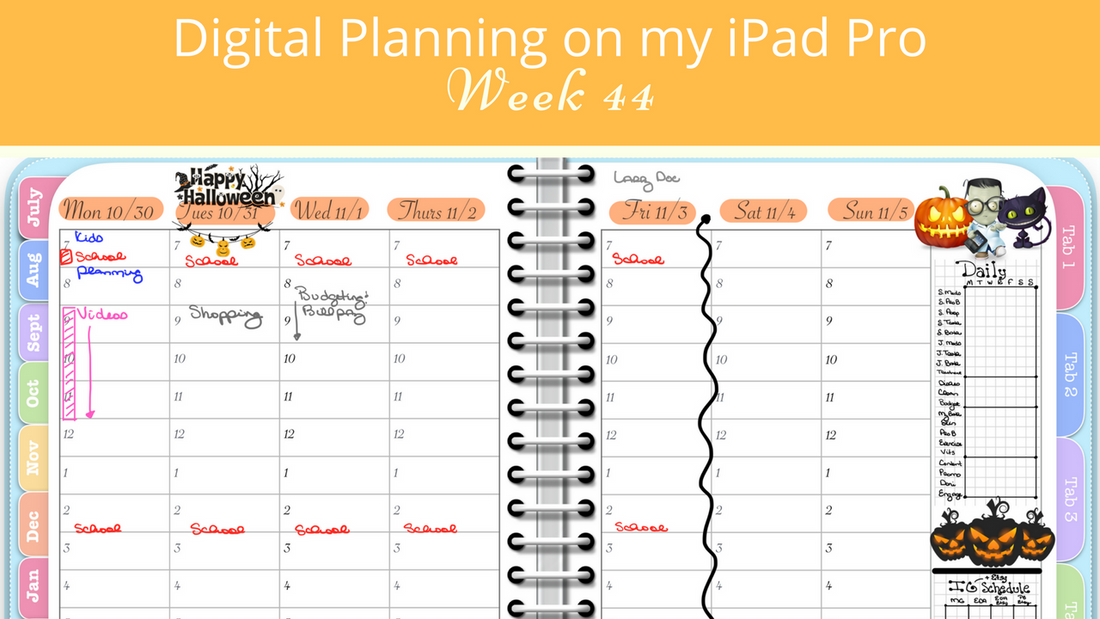 Planning My Week in the Awesome Planner - Week 44