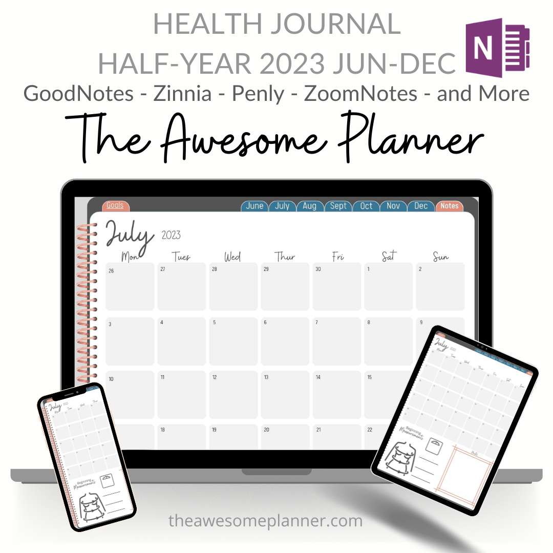 Health Journal 2023 Half Year - OneNote - June - December