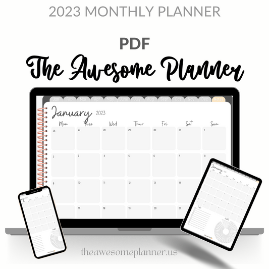 2023 Monthly PDF Planner
