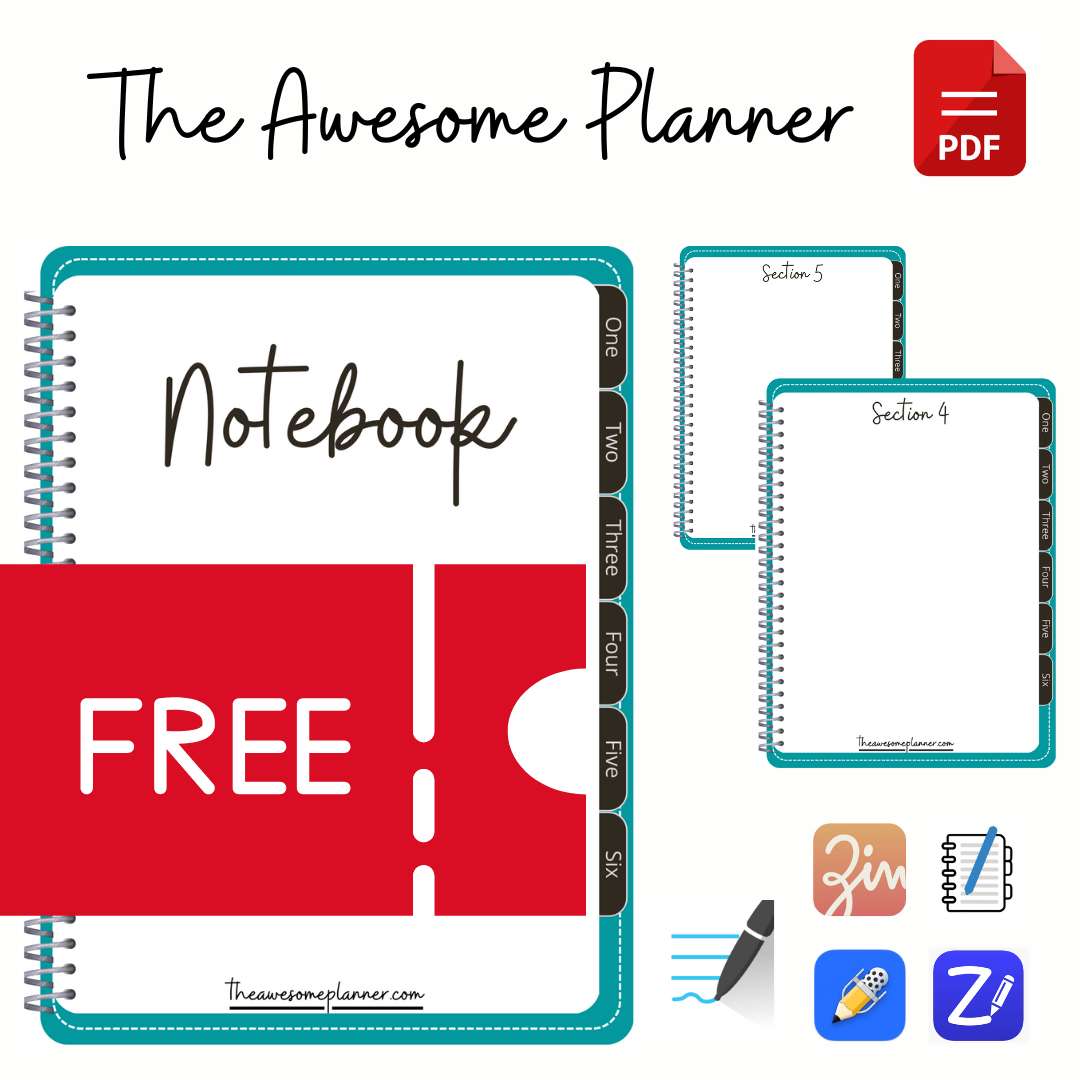 FREE Digital Notebook PDF